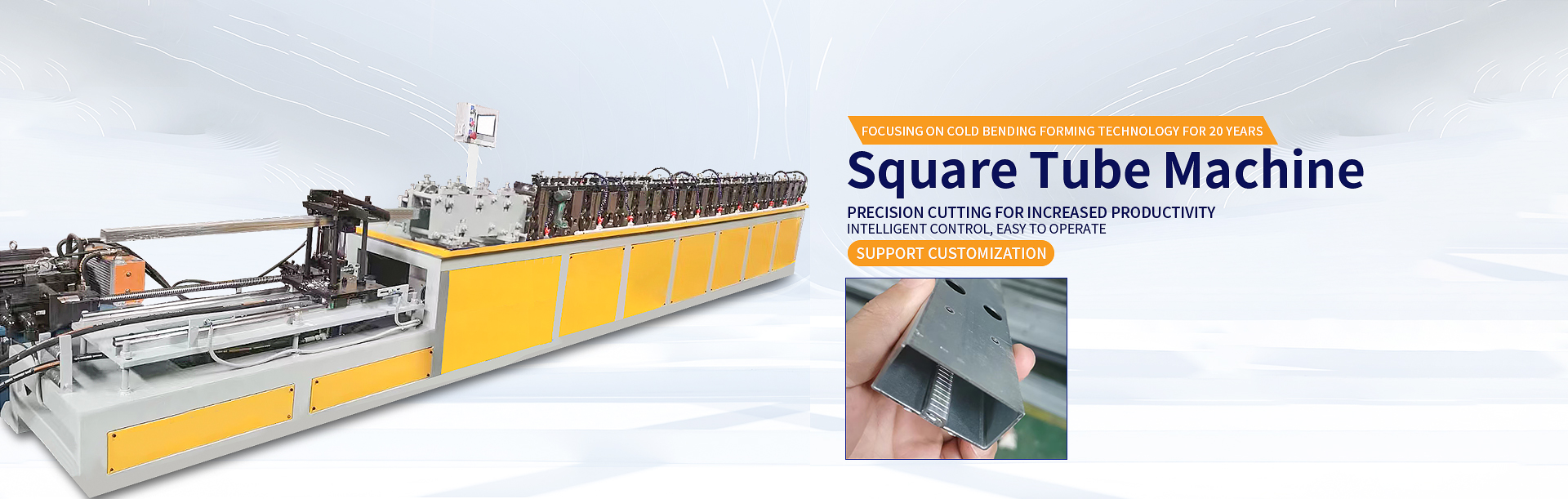 Square pipe equipment